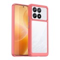 For Xiaomi Redmi K70 Colorful Series Acrylic Hybrid TPU Phone Case(Red)