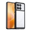 For Xiaomi Redmi K70 Pro Colorful Series Acrylic Hybrid TPU Phone Case(Black)