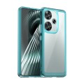 For Xiaomi Redmi Turbo 3 Colorful Series Acrylic Hybrid TPU Phone Case(Transparent Blue)