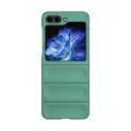 For Samsung Galaxy Z Flip5 Skin Feel Magic Shield Shockproof Phone Case(Dark Green)