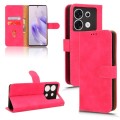 For Infinix Zero 30 5G Skin Feel Magnetic Flip Leather Phone Case(Rose Red)