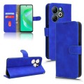 For Infinix Smart 8 Skin Feel Magnetic Flip Leather Phone Case(Blue)
