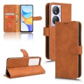 For Honor Play 8T 5G / X7b Skin Feel Magnetic Flip Leather Phone Case(Brown)
