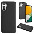 For Samsung Galaxy A04 4G Leather Texture Full Coverage Phone Case(Black)
