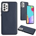 For Samsung Galaxy A52 4G / A52 5G Leather Texture Full Coverage Phone Case(Blue)