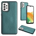 For Samsung Galaxy A73 5G Leather Texture Full Coverage Phone Case(Green)