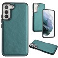 For Samsung Galaxy S23 Leather Texture Full Coverage Phone Case(Green)