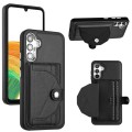 For Samsung Galaxy A34 5G Shockproof Leather Phone Case with Card Holder(Black)
