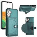 For Samsung Galaxy A54 5G Shockproof Leather Phone Case with Card Holder(Green)