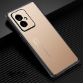 For Honor 100 Frosted Metal Phone Case(Gold)