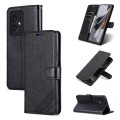 For Honor 100 AZNS Sheepskin Texture Flip Leather Phone Case(Black)