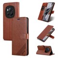 For Honor Magic6 Pro AZNS Sheepskin Texture Flip Leather Phone Case(Brown)