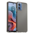 For Motorola Moto G34 Candy Series TPU Phone Case(Transparent Grey)