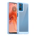 For Motorola Moto G24 Colorful Series Acrylic Hybrid TPU Phone Case(Blue)