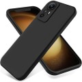 For Xiaomi Redmi Note 12S 4G Pure Color Liquid Silicone Shockproof Phone Case(Black)