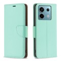 For Xiaomi Redmi Note 13 Pro 4G Global Litchi Texture Pure Color Leather Phone Case(Green)