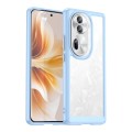 For OPPO Reno11 Pro Global Colorful Series Acrylic Hybrid TPU Phone Case(Blue)