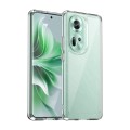 For OPPO Reno11 Global Colorful Series Acrylic Hybrid TPU Phone Case(Transparent)