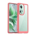 For OPPO Reno11 Global Colorful Series Acrylic Hybrid TPU Phone Case(Red)