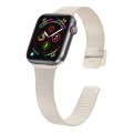 For Apple Watch Series 9&8&7 41mm / SE 3&SE 2&6&SE&5&4 40mm / 3&2&1 38mm Milanese Stainless Steel Wa