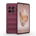 For OnePlus Ace 3 5G Magic Shield TPU + Flannel Phone Case(Wine Red)