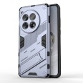 For OnePlus 12 5G Punk Armor 2 in 1 PC + TPU Phone Case with Holder(Grey)