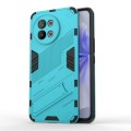 For vivo S18E 5G Punk Armor 2 in 1 PC + TPU Phone Case with Holder(Blue)