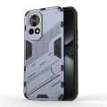 For Huawei nova 12 5G Punk Armor 2 in 1 PC + TPU Phone Case with Holder(Grey)