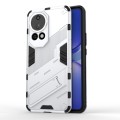 For Huawei nova 12 Pro Punk Armor 2 in 1 PC + TPU Phone Case with Holder(White)