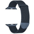 For Apple Watch 8 41mm Milanese Metal Magnetic Watch Band(Midnight Blue)