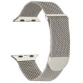 For Apple Watch 8 41mm Milanese Metal Magnetic Watch Band(Starlight)