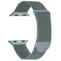 For Apple Watch 8 41mm Milanese Metal Magnetic Watch Band(Pine Green)