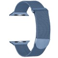 For Apple Watch 4 40mm Milanese Metal Magnetic Watch Band(Blue)