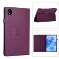 For Huawei MatePad Pro 11 2024 Litchi Texture Leather Tablet Case with Holder(Purple)