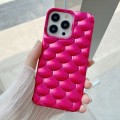 For iPhone 15 3D Scale Style TPU Phone Case(Rose Red)