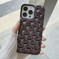 For iPhone 15 3D Scale Style TPU Phone Case(Black)