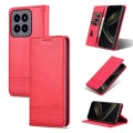 For Xiaomi 14 Pro AZNS Magnetic Calf Texture Flip Leather Phone Case(Red)