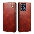 For Honor 90 GT Oil Wax Crazy Horse Texture Leather Phone Case(Brown)