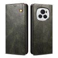 For Honor Magic6 Pro Oil Wax Crazy Horse Texture Leather Phone Case(Green)
