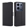 For Infinix Note 30 VIP 5G Ultra-thin Voltage Side Buckle Horizontal Flip Leather Phone Case(Black)