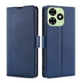 For Tecno Spark Go 2024 Ultra-thin Voltage Side Buckle Horizontal Flip Leather Phone Case(Blue)