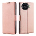 For Tecno Spark 20 Pro+ 4G Ultra-thin Voltage Side Buckle Horizontal Flip Leather Phone Case(Rose Go