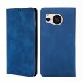 For Sharp Aquos Sense 8 Skin Feel Magnetic Leather Phone Case(Blue)