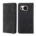 For Sharp Aquos Sense 8 Skin Feel Magnetic Leather Phone Case(Black)