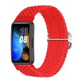 For Huawei Band 8 Nylon Braided Buckle Watch Band(Red)