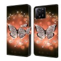 For Xiaomi 13T Pro Crystal 3D Shockproof Protective Leather Phone Case(Crystal Butterfly)