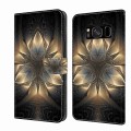 For Samsung Galaxy S8 Crystal 3D Shockproof Protective Leather Phone Case(Luminous Building)