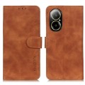 For Realme C67 4G KHAZNEH Retro Texture Leather Phone Case(Brown)