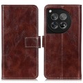 For OnePlus 12 Retro Crazy Horse Texture Leather Phone Case(Brown)