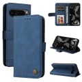For Google Pixel 9 Pro Skin Feel Life Tree Metal Button Leather Phone Case(Blue)